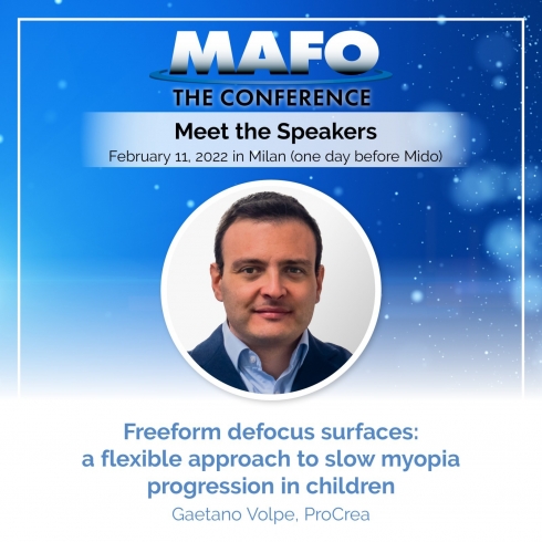 Gaetano Volpe, ProCrea, macht den Auftakt beim Rednerprogramm auf der MAFO-Konferenz am 11. Februar 2022.