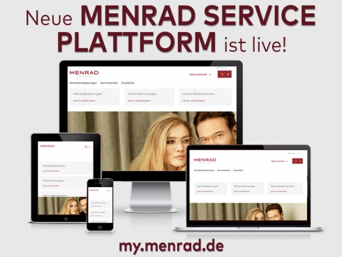 Die neue E-Service-Plattform von Menrad ist online.