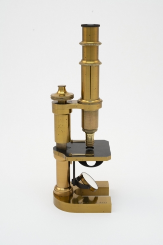 Das Zeiss-Mikroskop „Stativ VIIb“ von 1879. (Bild: Zeiss Archiv)