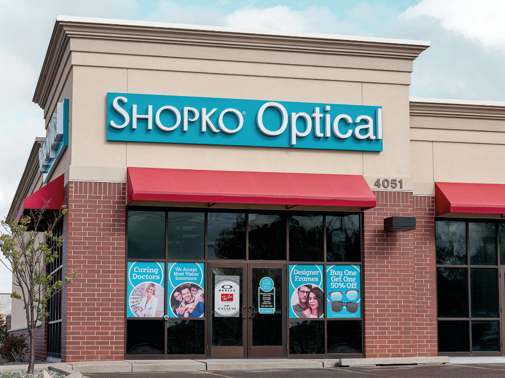 Filiale von Shopko Optical von außen