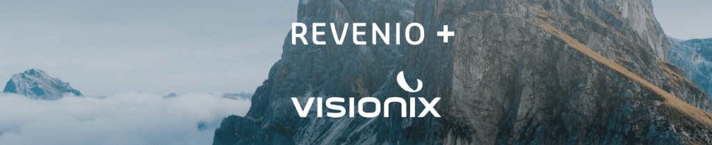 Screenshot der Visionix Website zeigt Visionix- und Revenio Group-Schfritzüge