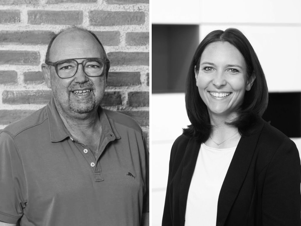 Von links: Die Optometristen Stephan Lahme und Corinna Kampp